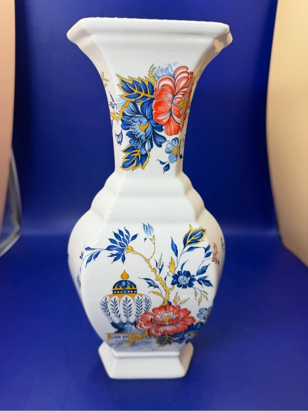 Crown Staffordshire Penang Vase. Fine Bone China.